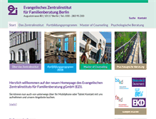Tablet Screenshot of ezi-berlin.de